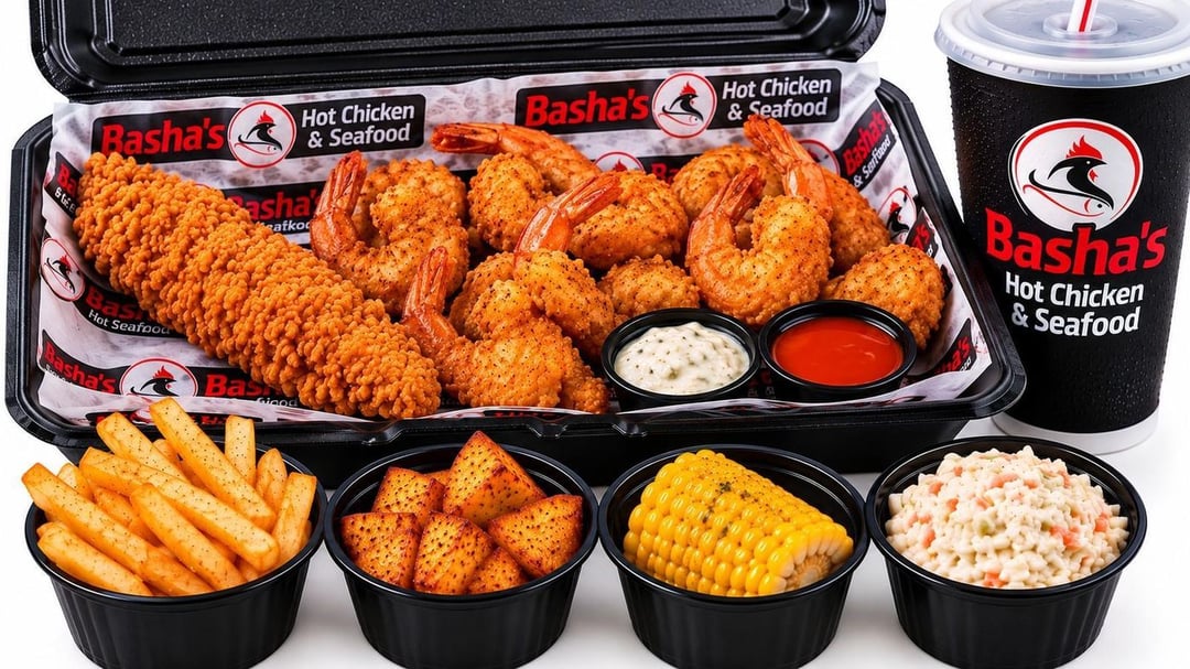 1 Piece Tender 5 Pieces Large Shrimps